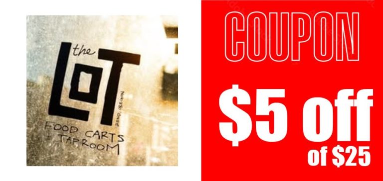 $5 off $25 dollar purchase